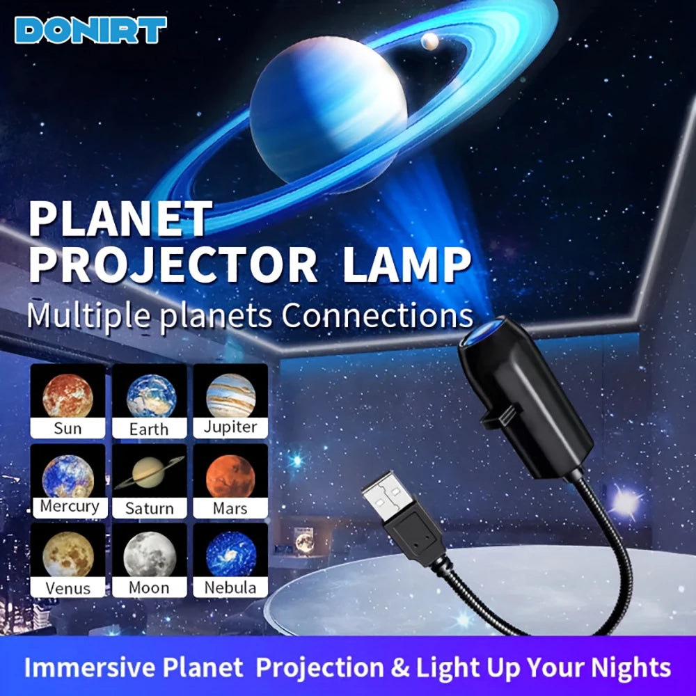 JenovaMoon™ Planet Projection Lamp