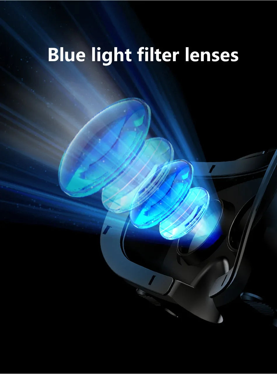 VRG Pro Virtual Reality VR Glasses Headset Devices Viar 3D Helmet Goggles Lenses Smart For Smartphone Cell Phone Mobile Game Set