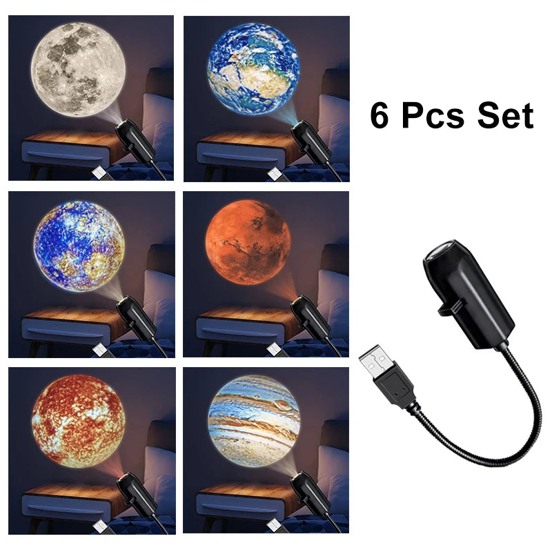 JenovaMoon™ Planet Projection Lamp