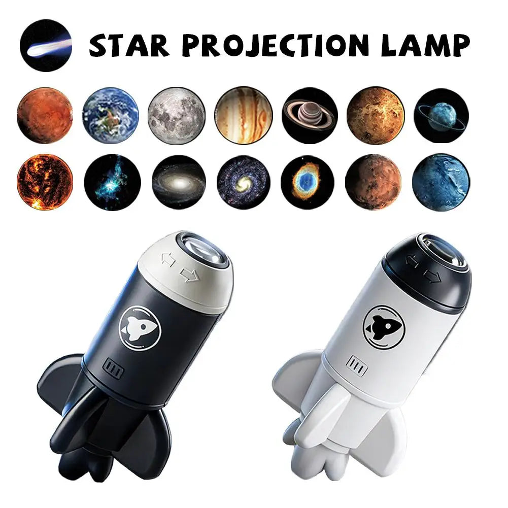 JenovaStar360™ Galaxy Projection Lamp