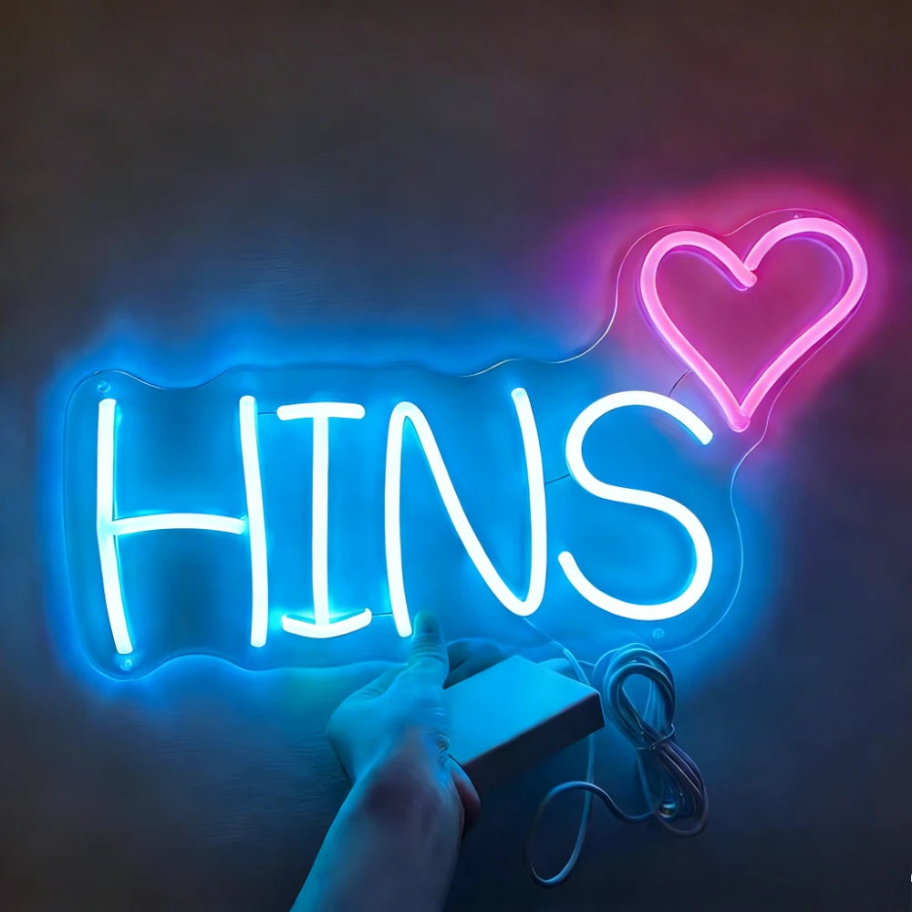 Custom Led Neon Sign Personalized Led Light Name Kids Gifts Children Night Light Room Bedroom Decoration Birthday Wedding Signs