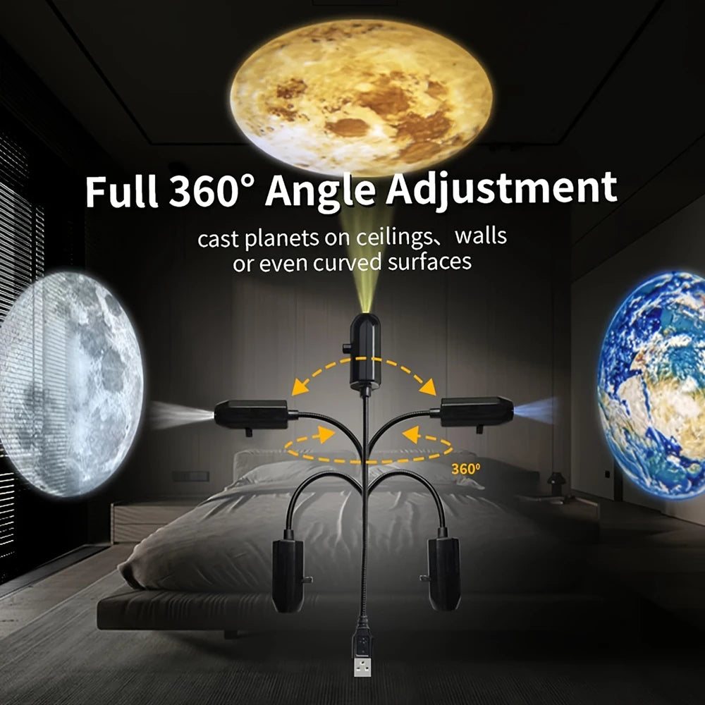 JenovaMoon™ Planet Projection Lamp