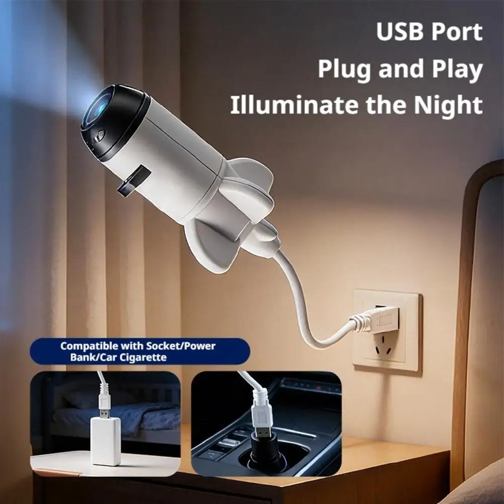 JenovaStar360™ Galaxy Projection Lamp