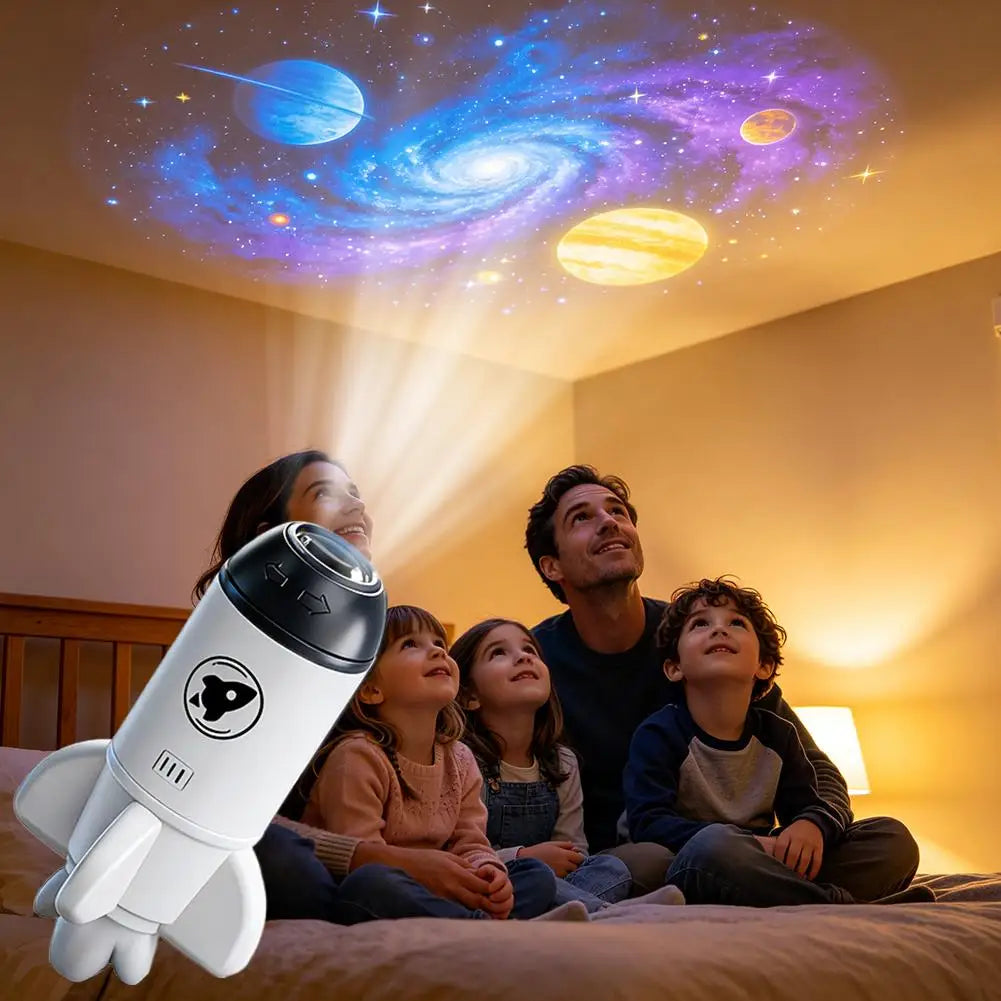 JenovaStar360™ Galaxy Projection Lamp