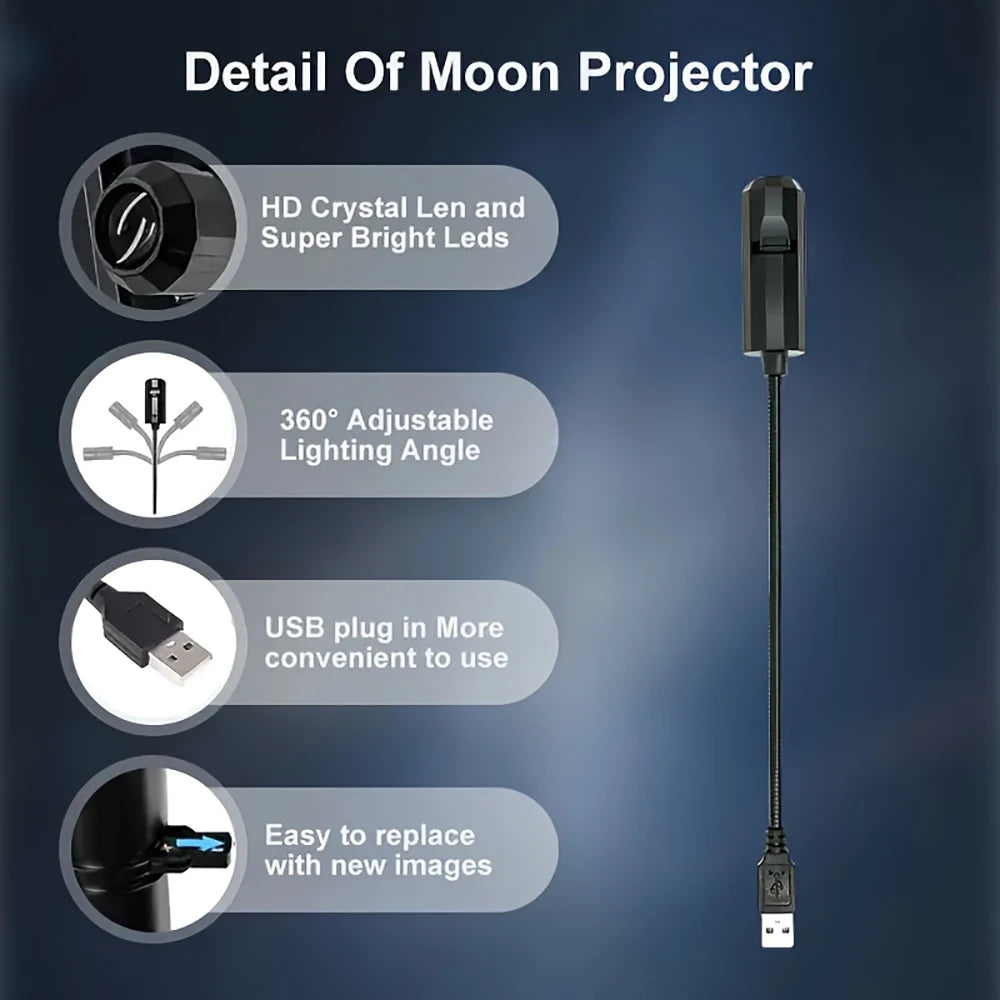JenovaMoon™ Planet Projection Lamp