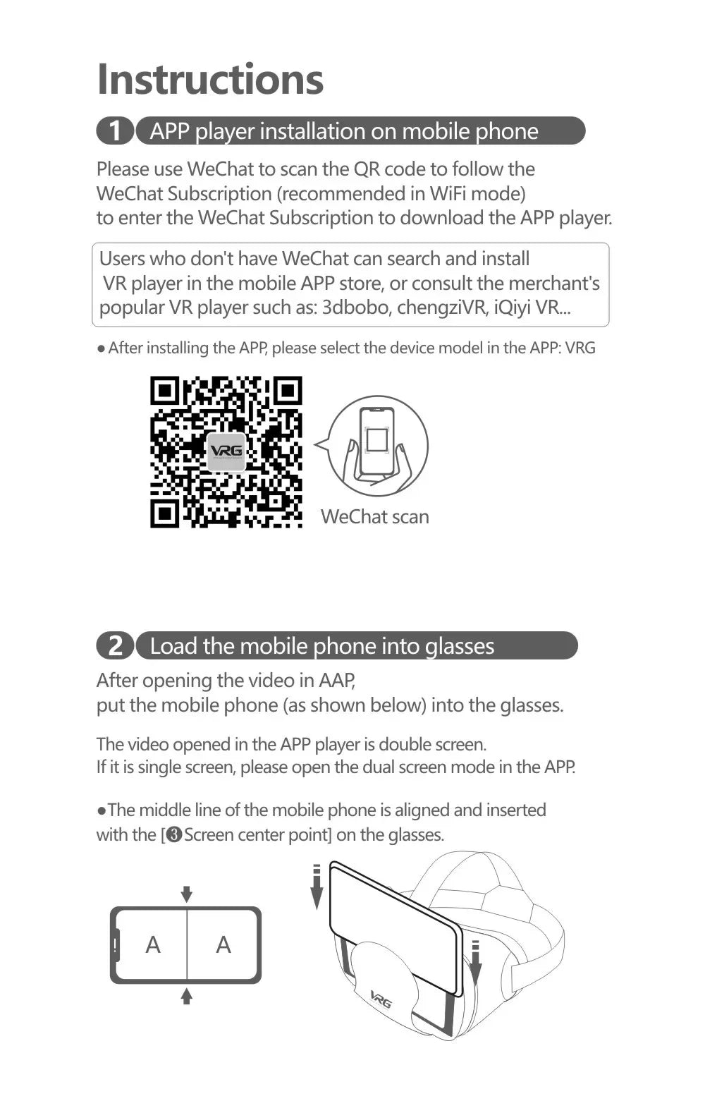 VRG Pro Virtual Reality VR Glasses Headset Devices Viar 3D Helmet Goggles Lenses Smart For Smartphone Cell Phone Mobile Game Set