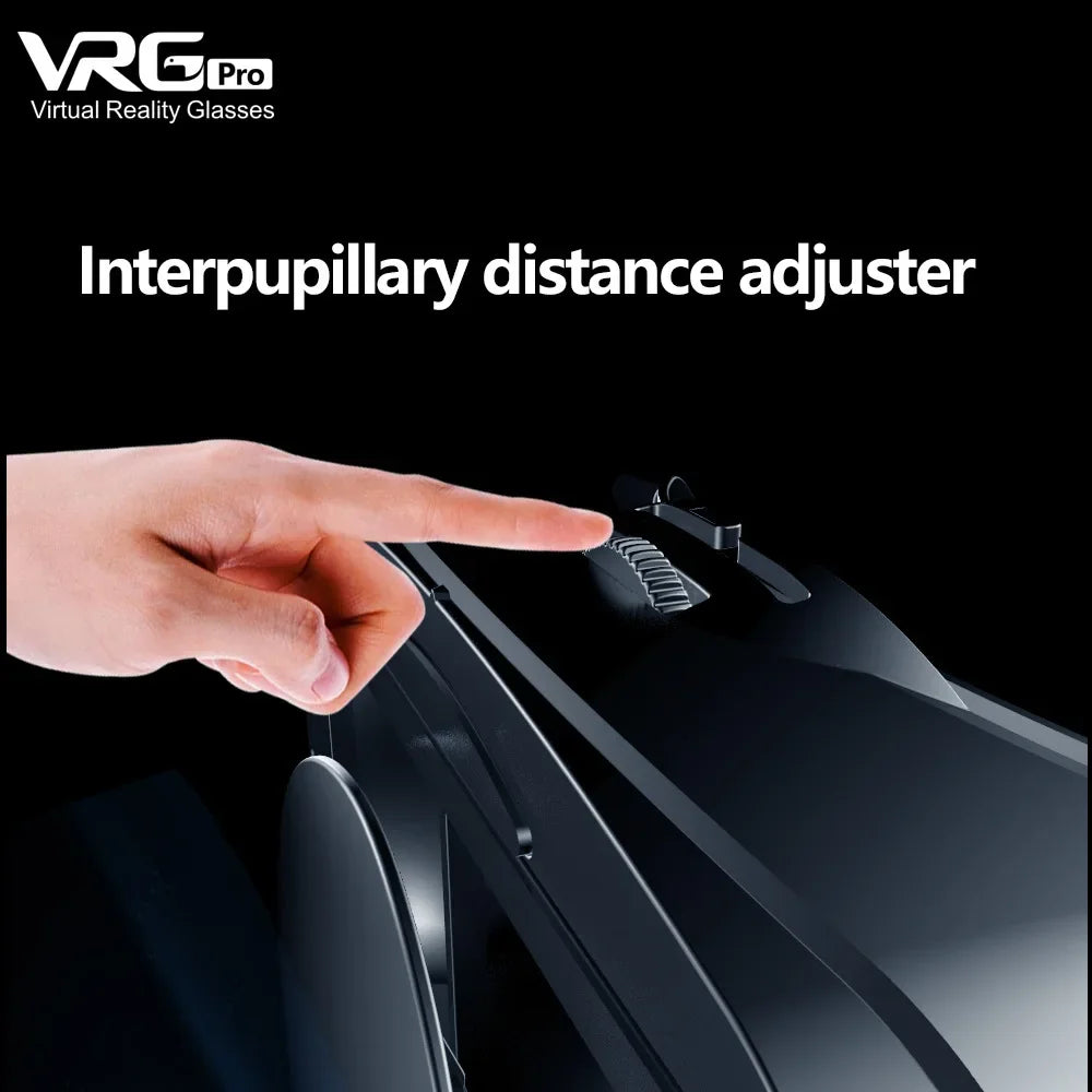 VRG Pro Virtual Reality VR Glasses Headset Devices Viar 3D Helmet Goggles Lenses Smart For Smartphone Cell Phone Mobile Game Set