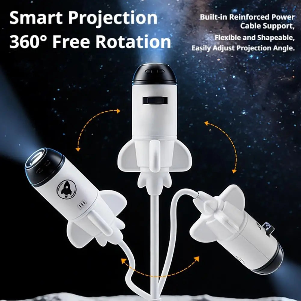 JenovaStar360™ Galaxy Projection Lamp