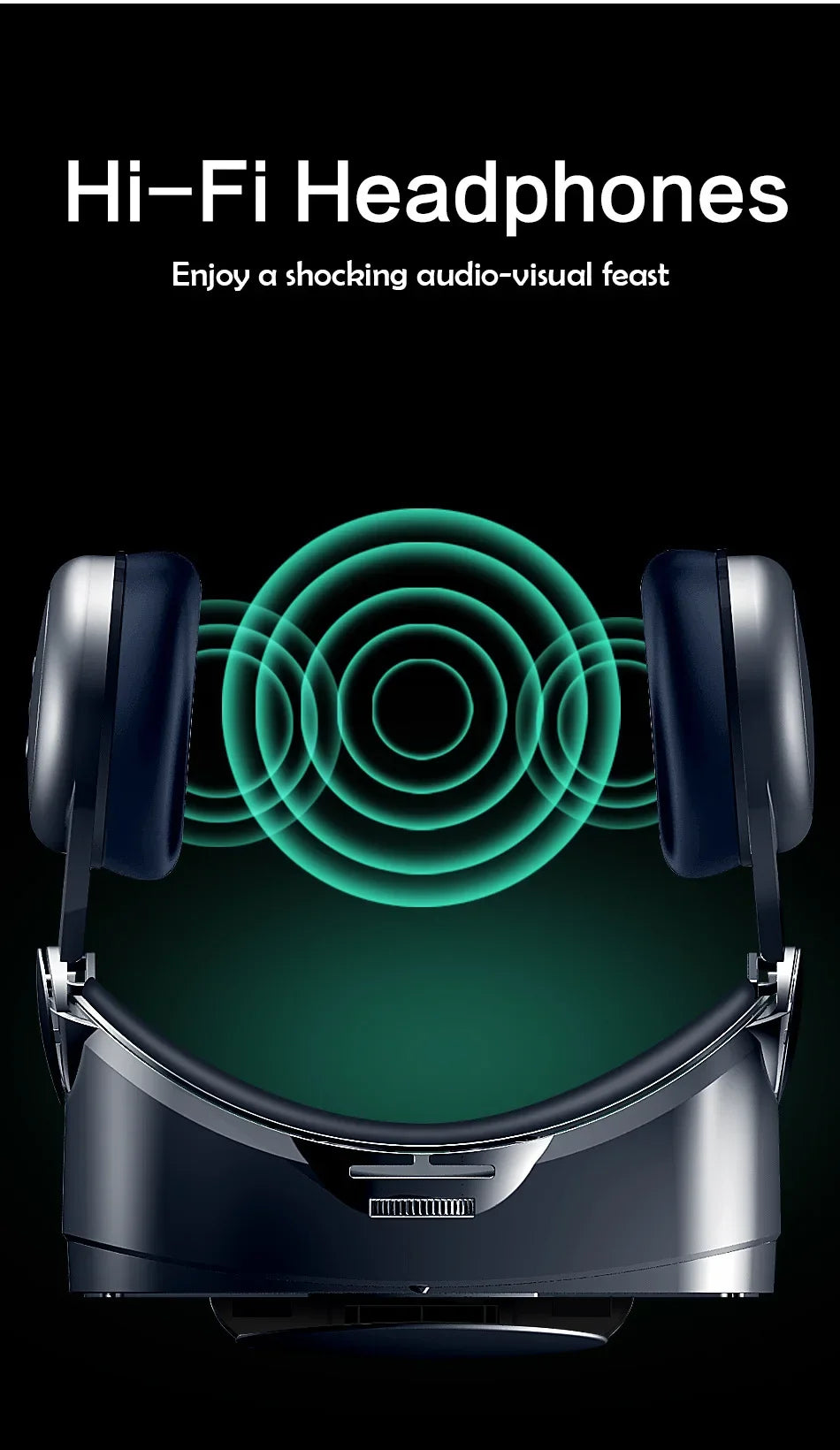 VRG Pro Virtual Reality VR Glasses Headset Devices Viar 3D Helmet Goggles Lenses Smart For Smartphone Cell Phone Mobile Game Set