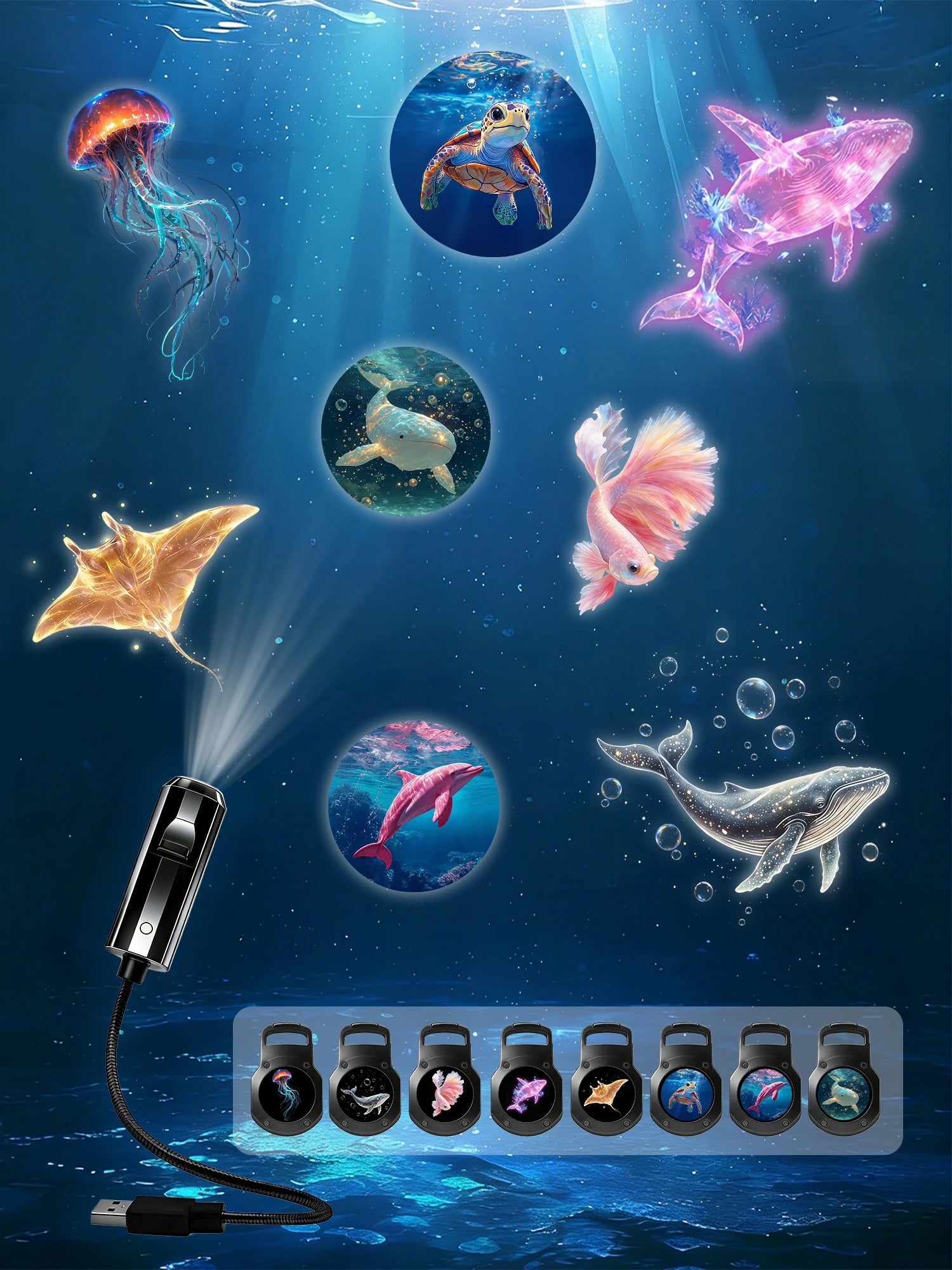 JenovaSeas™ Marine Life Projector Light