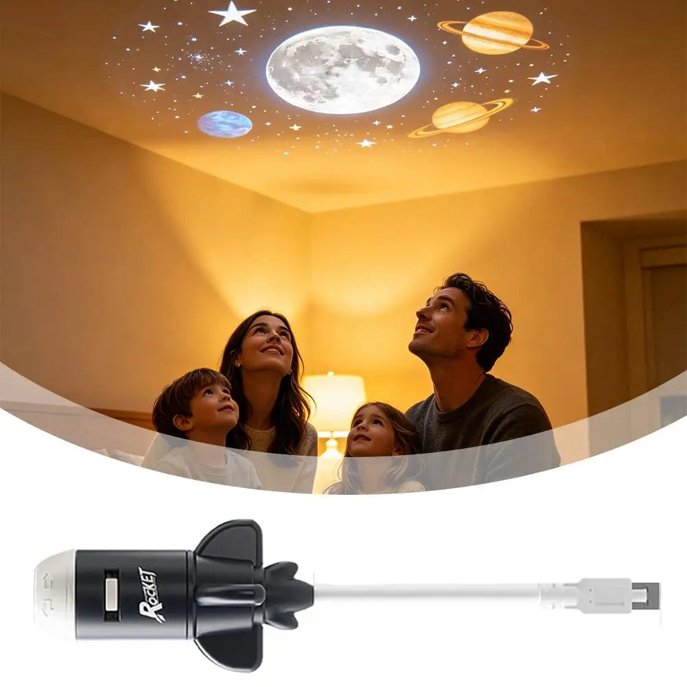 JenovaStar360™ Galaxy Projection Lamp