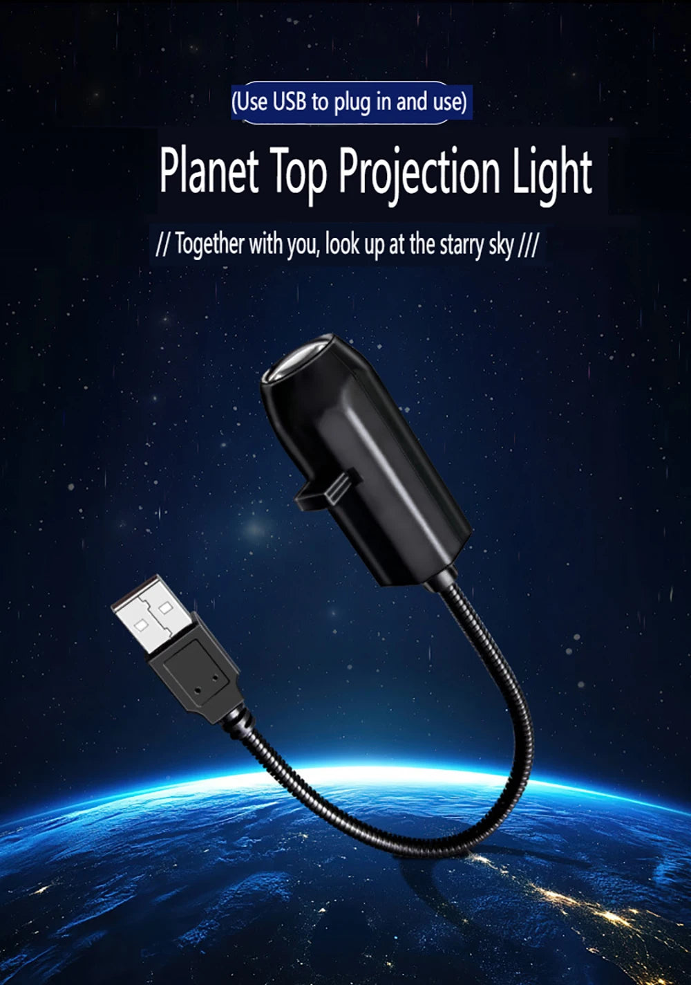 JenovaMoon™ Planet Projection Lamp